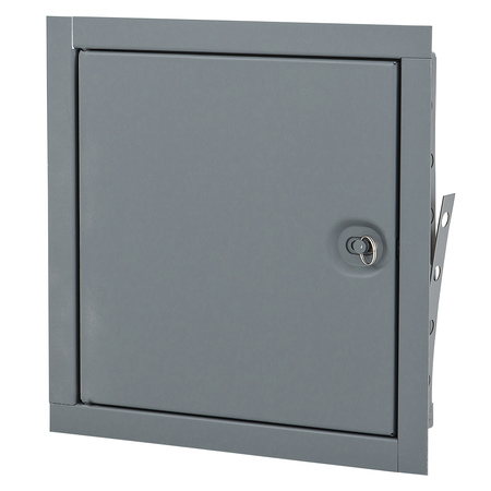 ELMDOR Fire Rated Access Door, 12x12, Prime Coat W/ Recessed Turn Latch FR12X12PC-RTL